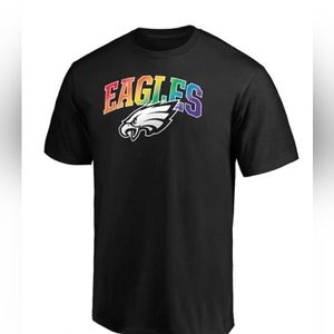 SUPERBOWL (LGBTQ+)  EAGLES Men's NFL Pro Line Philadelphia Eagles PRIDE